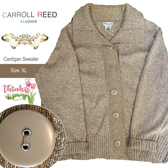 Carroll Reed Vintage Cardigan Sweater - Picture 1 of 6